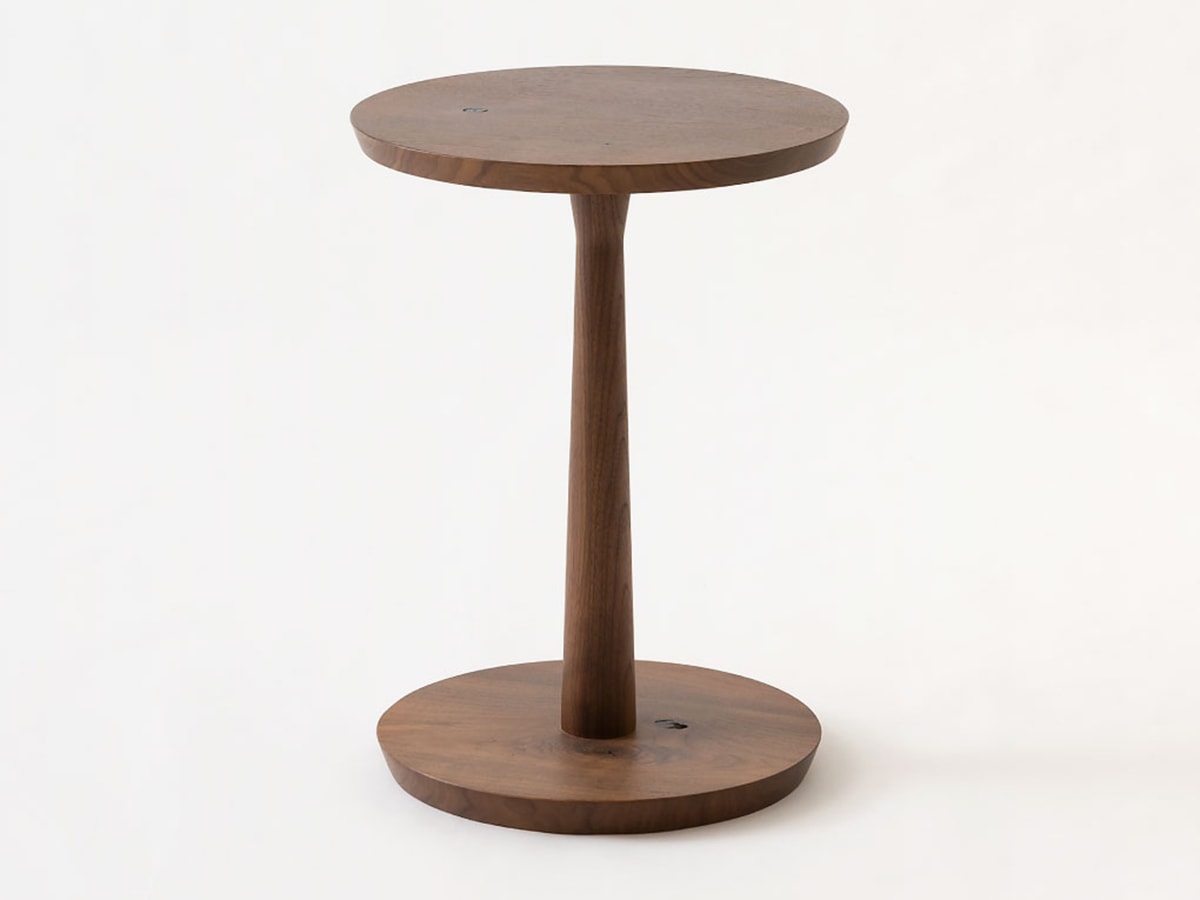 飛騨産業サイドテーブル レギュラータイプ//ハイタイプ【森のことば walnut】モリノコトバ SW670H～佐川急便～