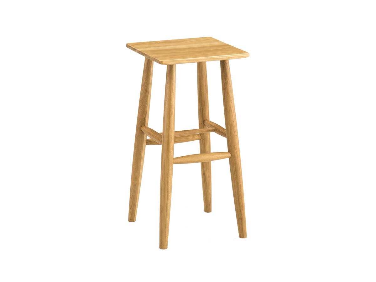 曙工芸 テーブルスツール ナチュラル/ブラウン色【STOOL】 オーク7518~佐川急便~