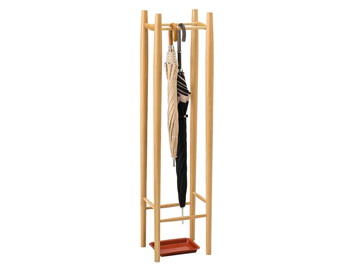 曙工芸 傘立て ナチュラル/ブラウン色【OAK】オーク7521~佐川急便~