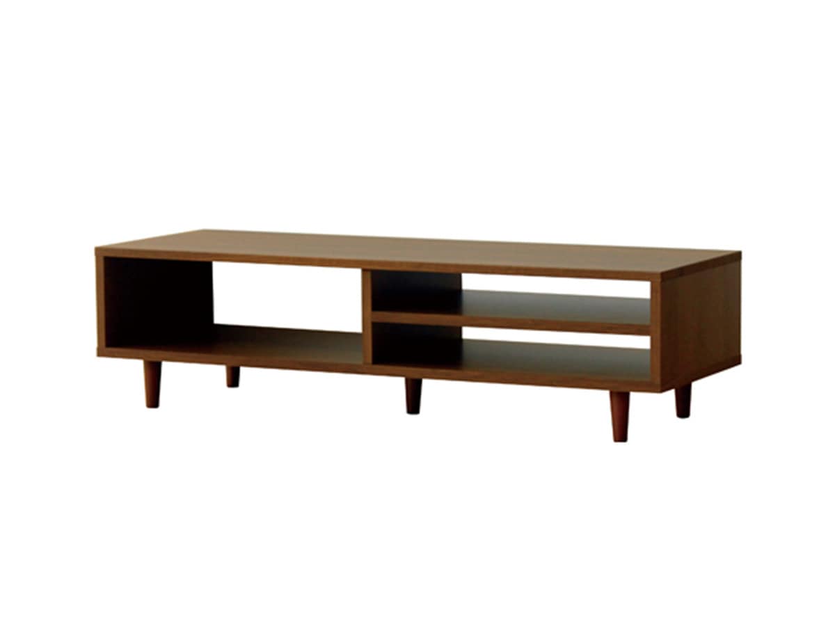 高野木工 120 テーブル ウォルナット色 【EASE】 イーズ~パパネッツ便~