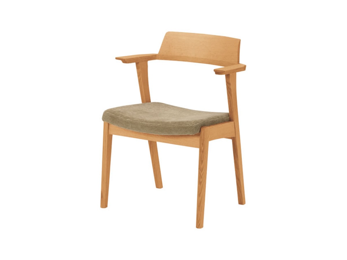 柏木工 キャプテンチェア 張座 張込仕様【ELES】エレス NDC35