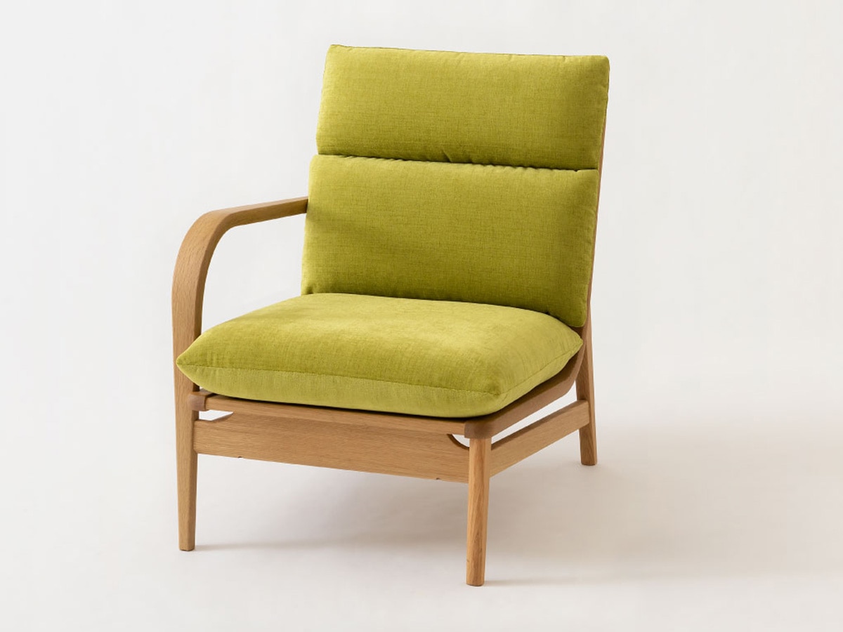 飛騨産業リビングチェア 右肘付き【L-Chair】エルチェア SD16R～パパネッツ便・ヤマトHC便～