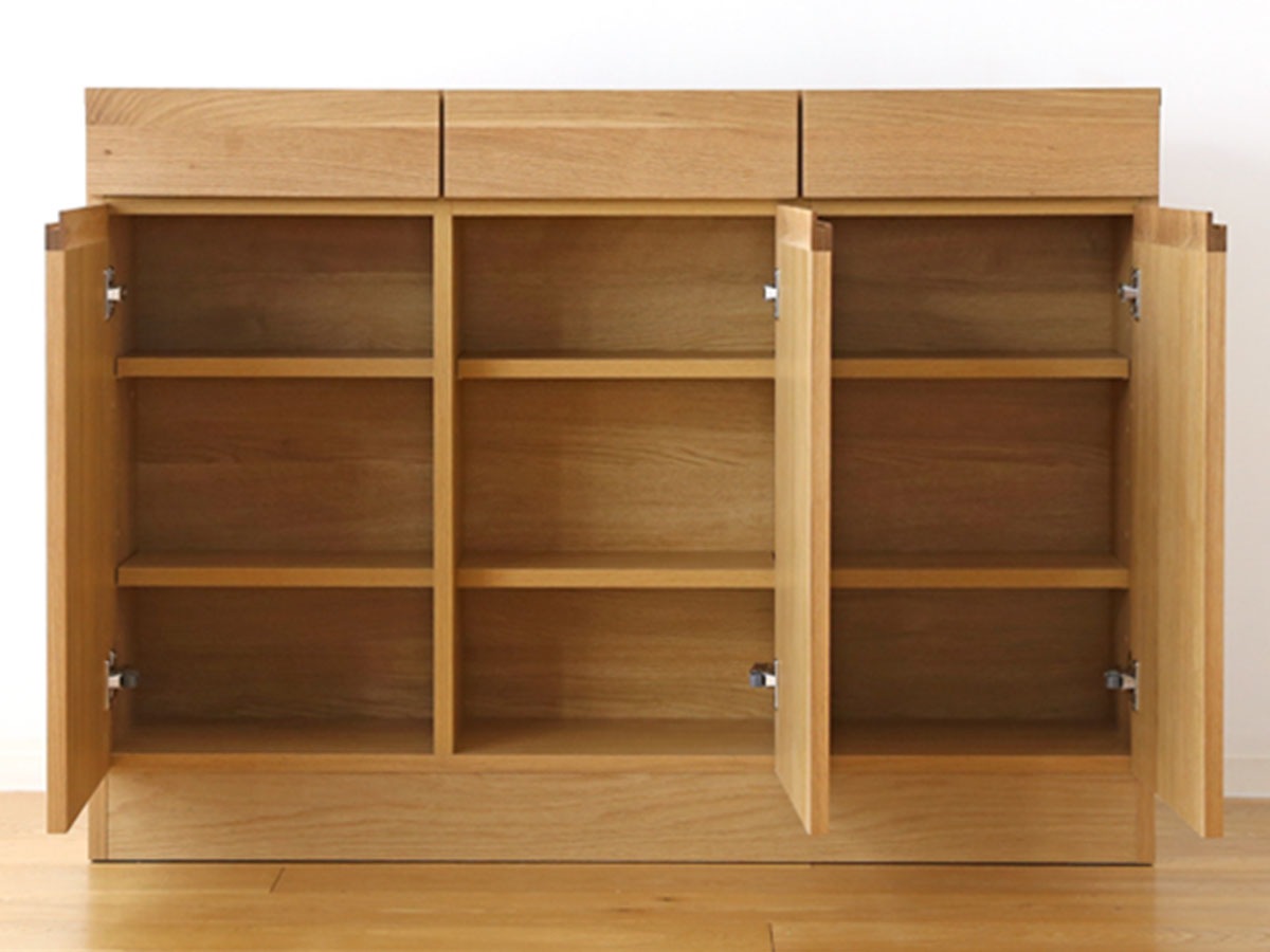 高野木工 120 薄型 キャビネット 【LECCE】 レッチェ