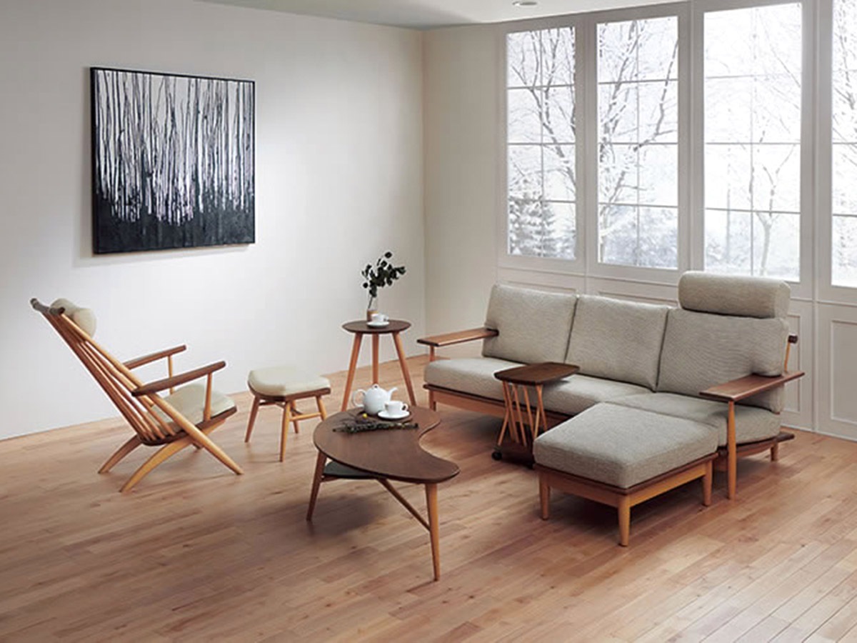 柏木工 オットマン カバーリング仕様 Rタイプ【CIVIL】シビル CL659R