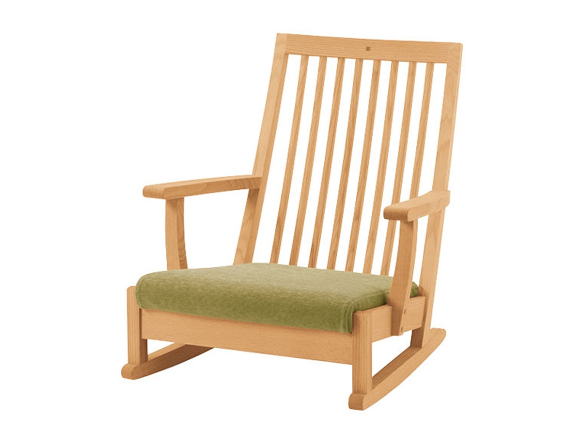 柏木工 ロッキングアームチェア ロータイプ カバーリング仕様【THE ZEN