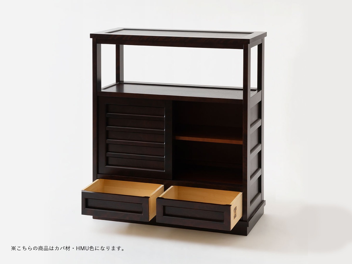 高級♪ 北海道民芸家具 119cm幅5段ローチェスト タンス 北海道民芸家具【5段チェスト】タンス 家具買取専門【アドア東京