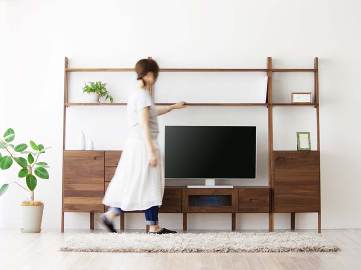 高野木工 84キャビネット 引出+扉 【LEIRIA】 レイリア～パパネッツ便