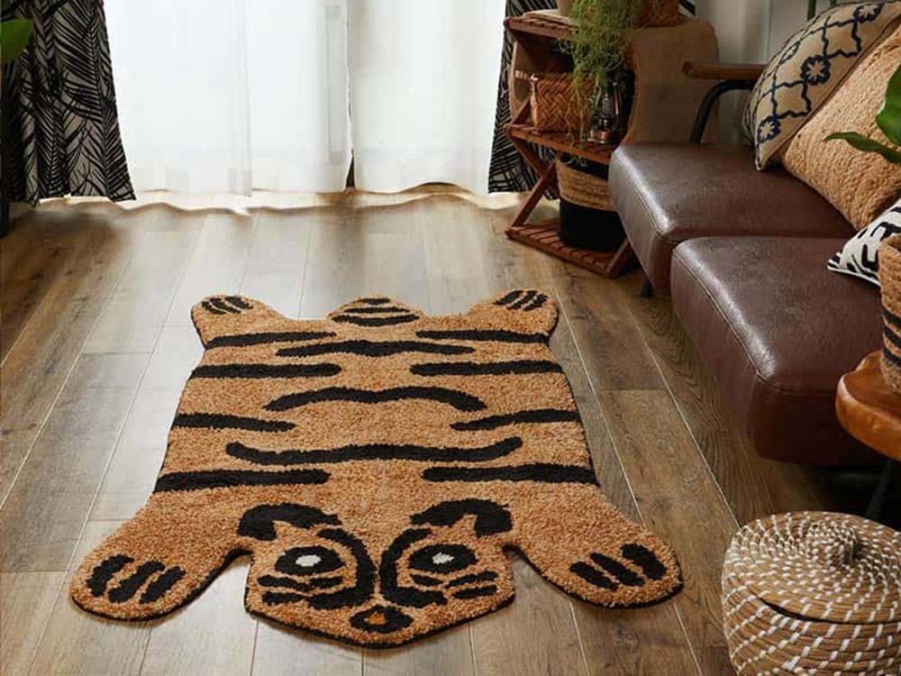 vintage 海外輸入 ラグ マット カーペット 犬Dog ドッグ アニマル柄 vintage 海外輸入 ラグ マット カーペット 犬Dog ドッグ アニマル柄