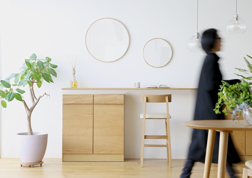 高野木工 プレーンラック ホワイトオーク 木製ラック・ウッドラック