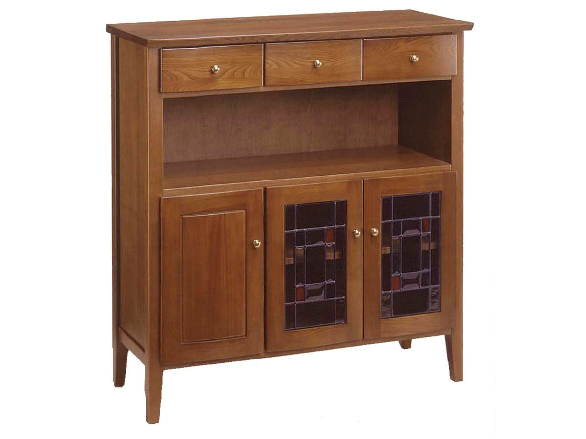 曙工芸 AURORA オーロラ ステンドグラス キャビネット 電話台 飾り台 曙工芸 AURORA オーロラ ステンドグラス キャビネット 電話台