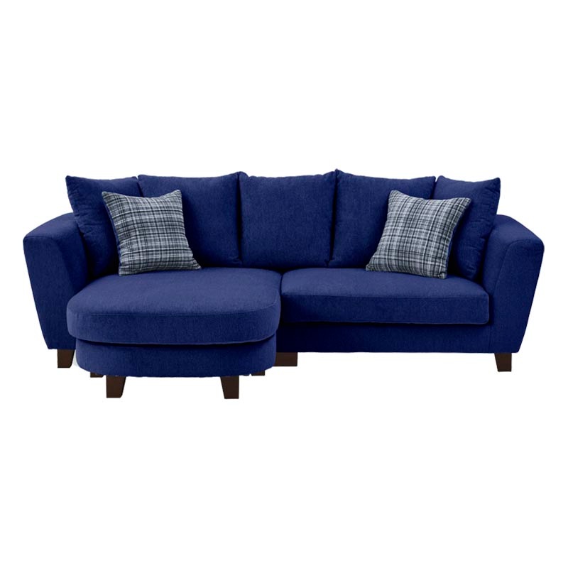 関家具 カウチソファ 3人掛け 丸み クッション付き左右入替え可能 北欧 シンプル【PLASM】プラズム