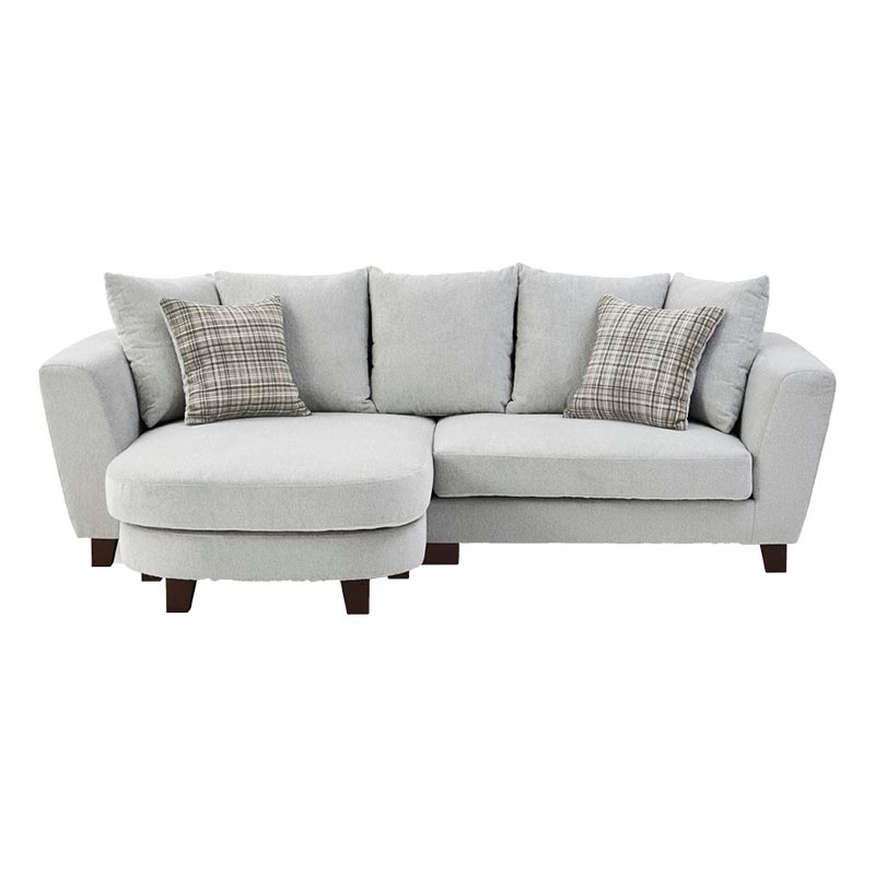 関家具 カウチソファ 3人掛け 丸み クッション付き左右入替え可能 北欧 シンプル【PLASM】プラズム