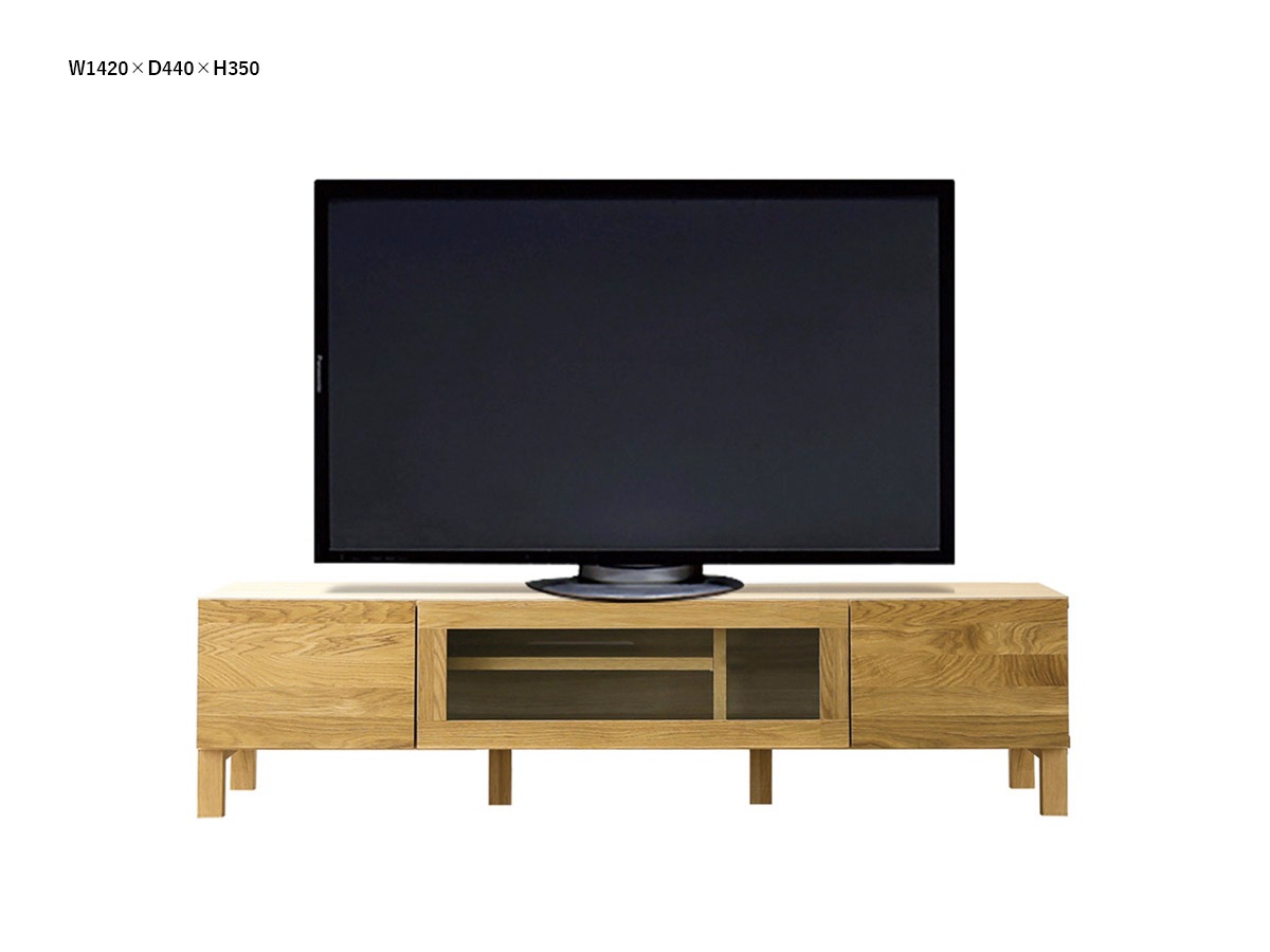 高野木工 TVボード ホワイトオーク 幅1200/1420/1640/1800/2000 【LECCE】 レッチェ~パパネッツ便~
