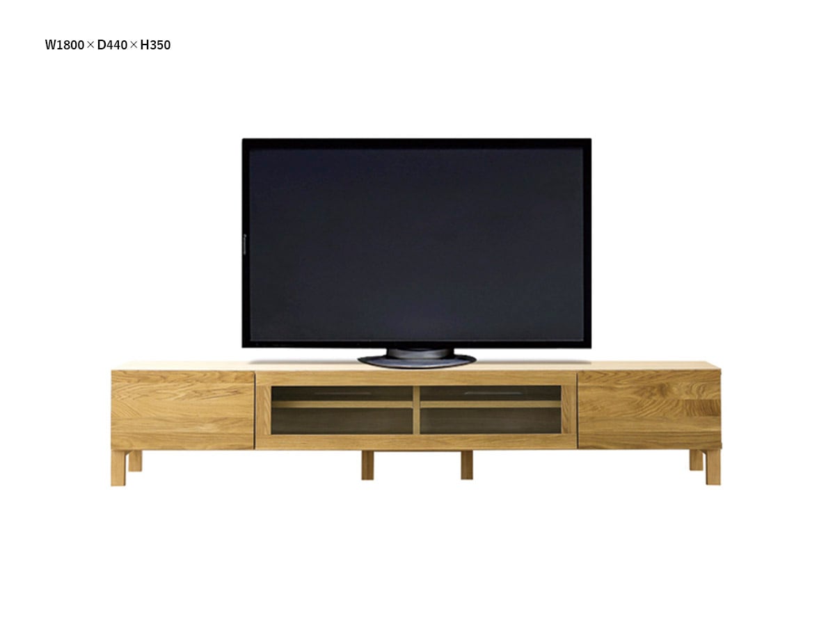 高野木工 TVボード ホワイトオーク 幅1200/1420/1640/1800/2000 【LECCE】 レッチェ~パパネッツ便~