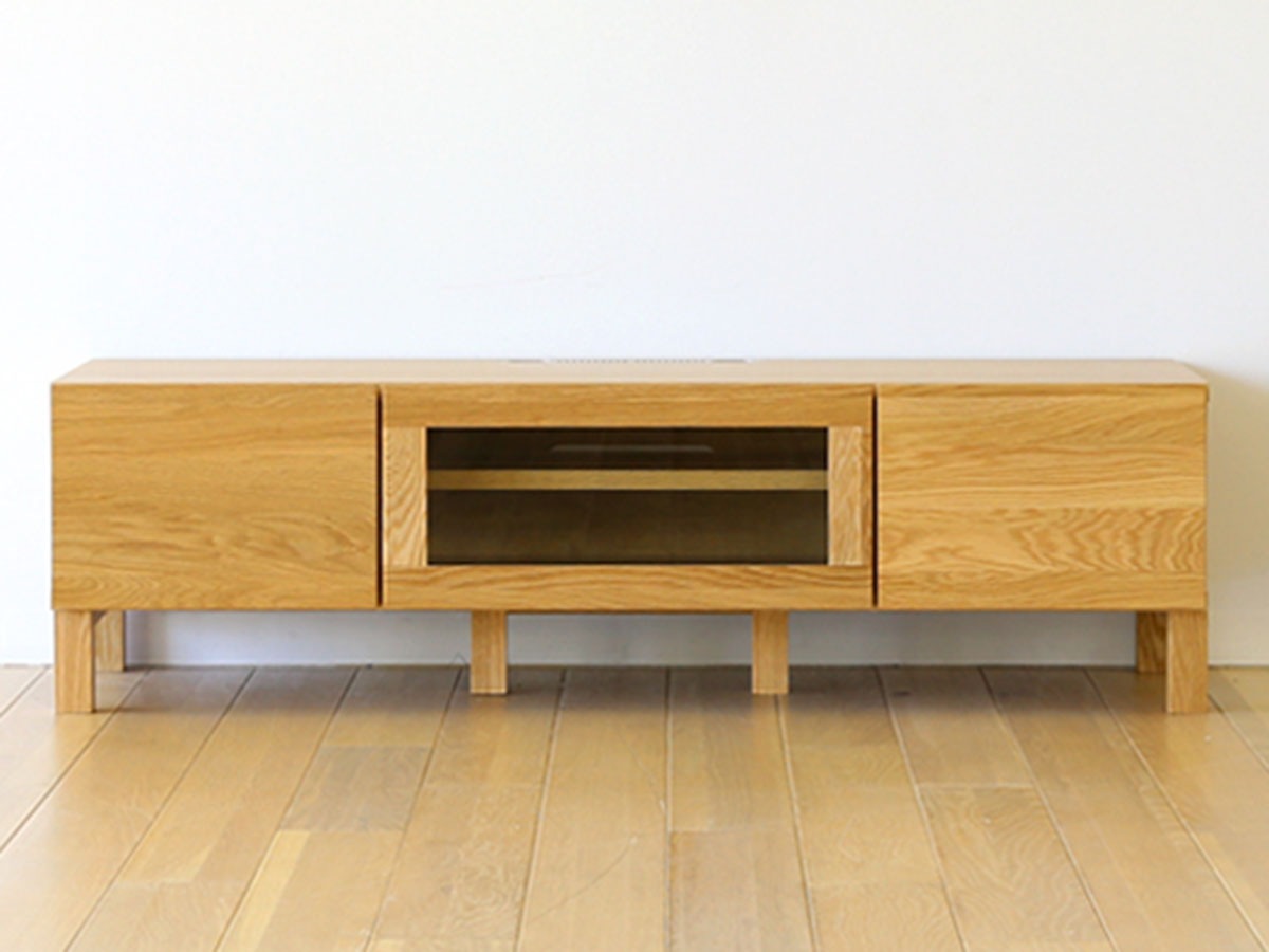 高野木工 TVボード ホワイトオーク 幅1200/1420/1640/1800/2000 【LECCE】 レッチェ~パパネッツ便~