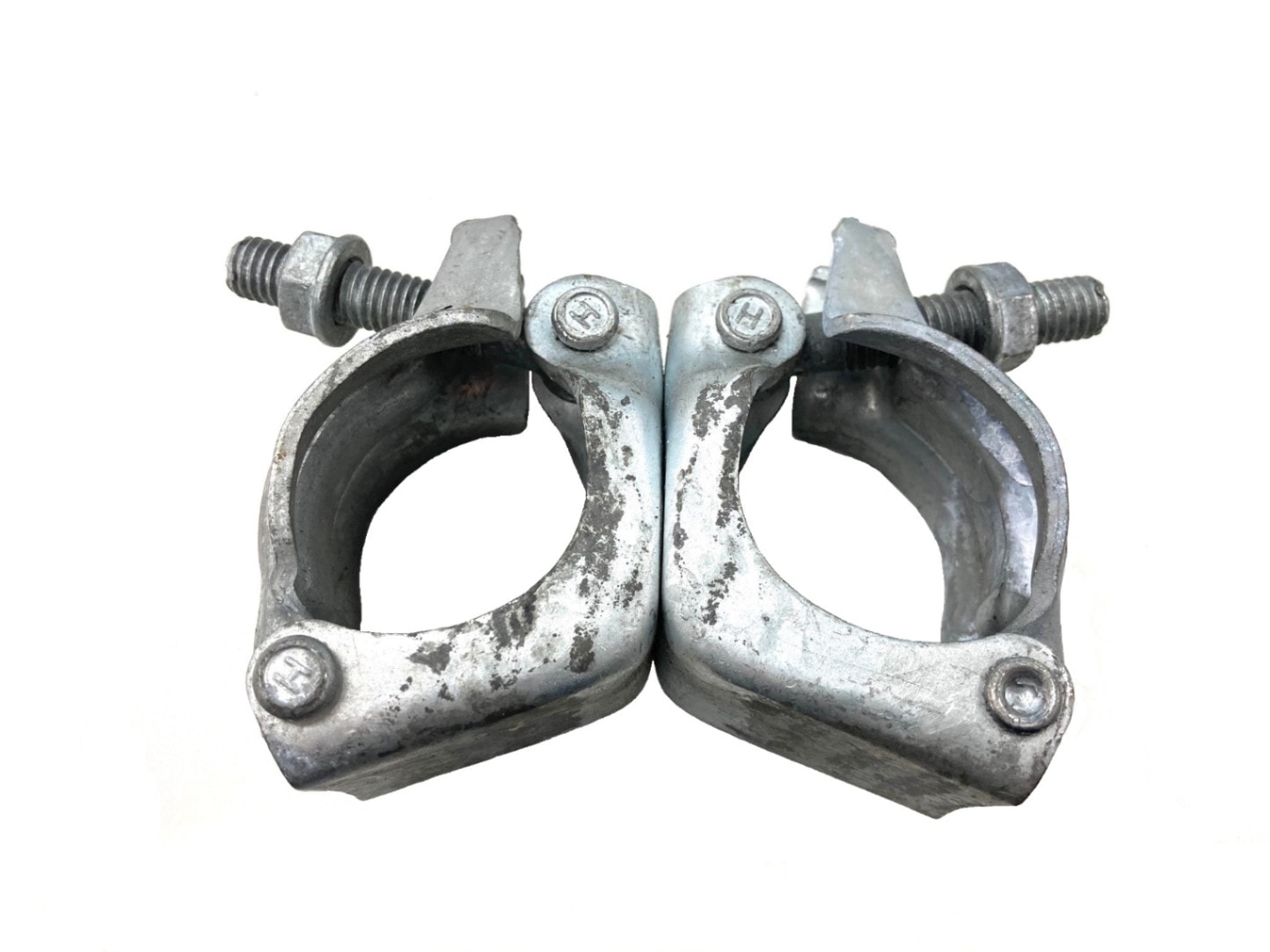 ロック式で安全、鉄骨クランプ、2個セット ヘイワビルダーロック