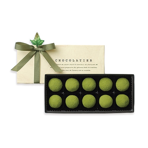 [冷蔵]抹茶トリュフ（10コ入り）