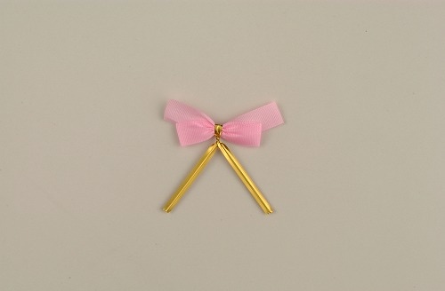 ピンク（小）リボンヘッダー