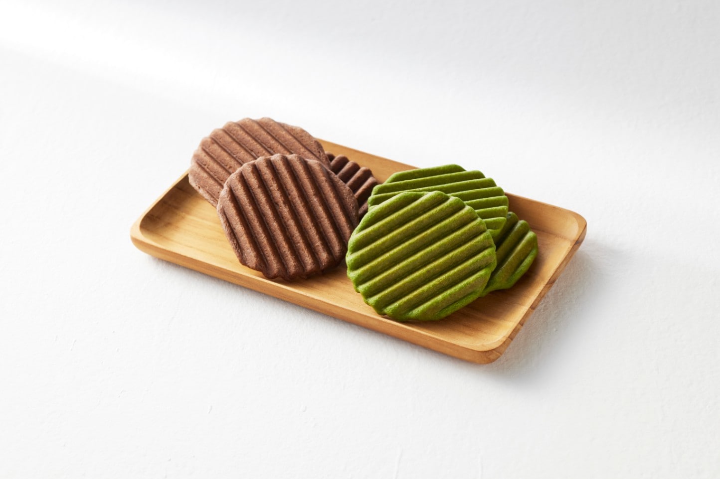 ショコラ山なみせんべい/お濃茶ショコラ山なみせんべい5枚入