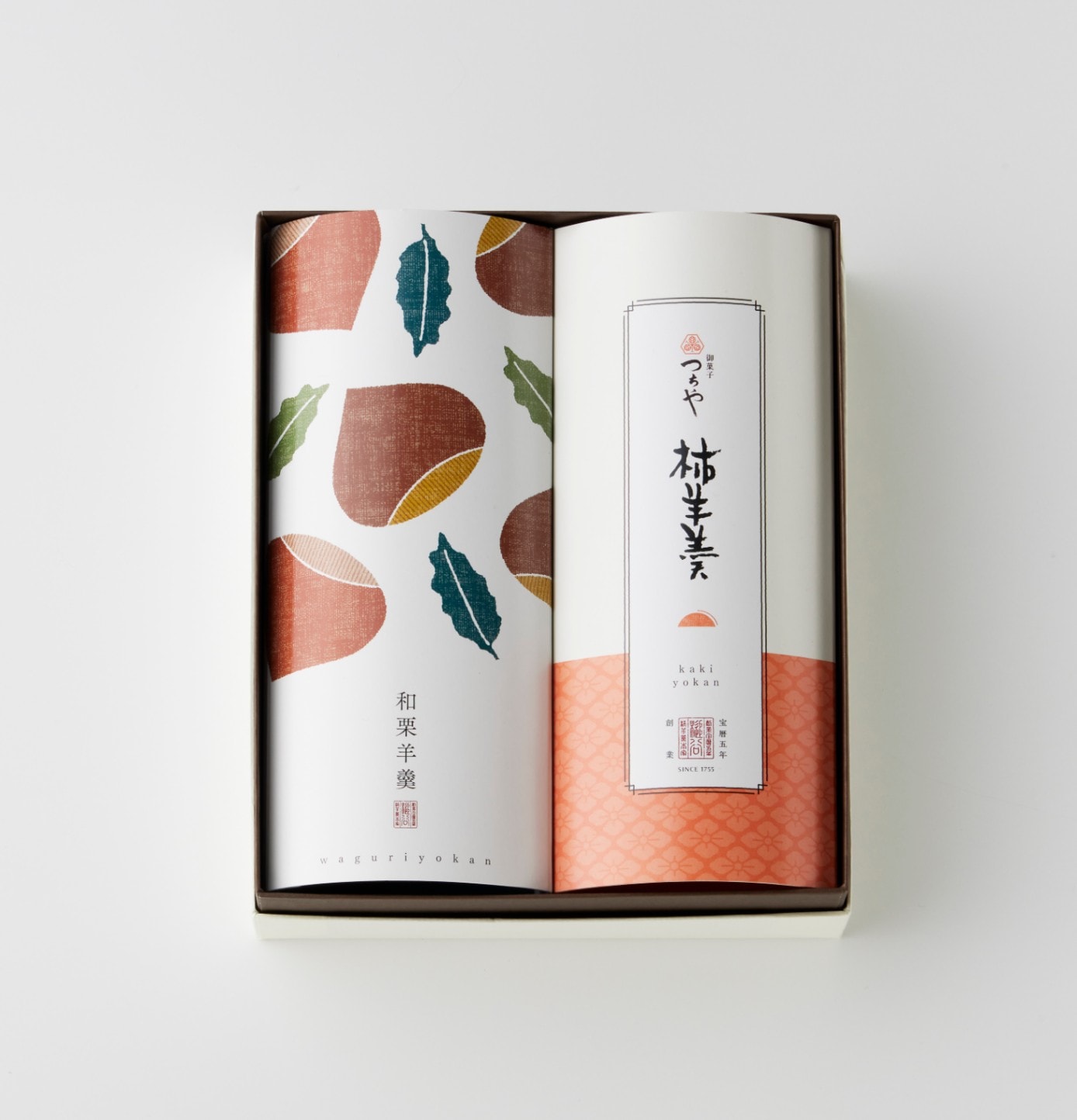 柿羊羹①・和栗羊羹①詰合せ
