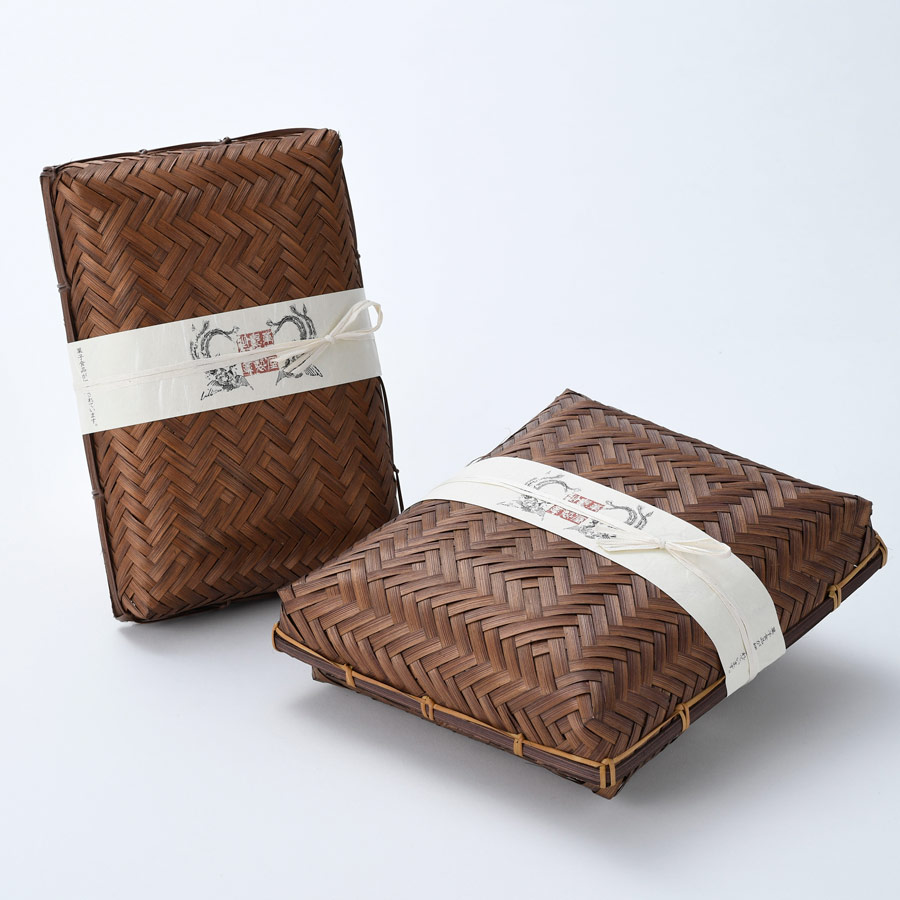 アジロ籠（プリン・干菓子が計6個または9個入ります）（来店）