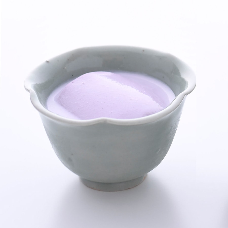 和素材プリン(紫芋・大納言・抹茶・黒胡麻)