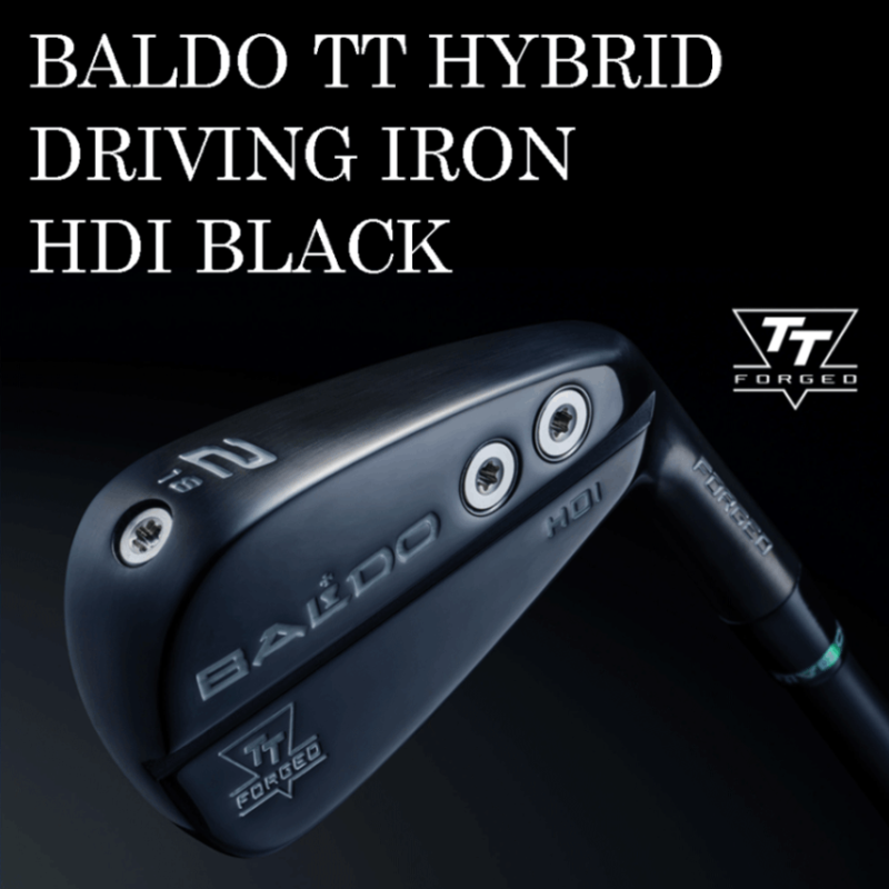 BALDO TT HYBRID DRIVING IRON HDI BLACK �ϥ��֥�åɥɥ饤�ӥ󥰥�������