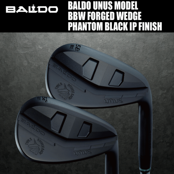 2026ǯ��ǥ롡BALDO UNUS MODEL BBW FORGED �����å� PHANTOM BLACK IP FINISH�ʥե���ȥ�֥�å��ե��˥å����