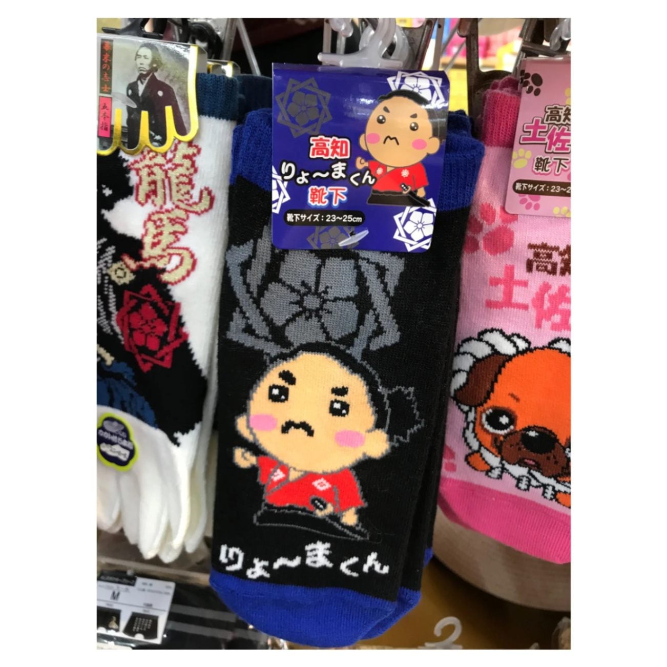 高知　りょ～まくん　くつした(２３㎝～２５㎝)