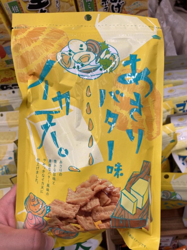 イカ天。　あさりバター味