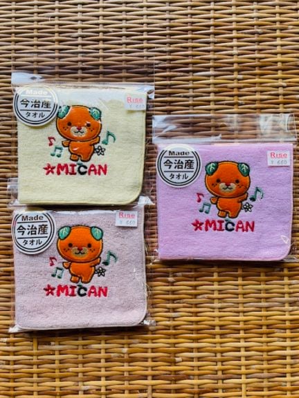 今治タオル　みきゃん刺繍ハンドタオル　