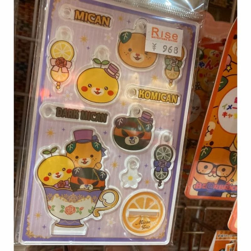 みきゃんアクリルパーツ