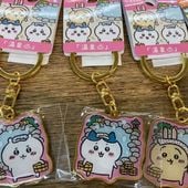 《温泉地限定》ちいかわキーホルダー　(全３種)