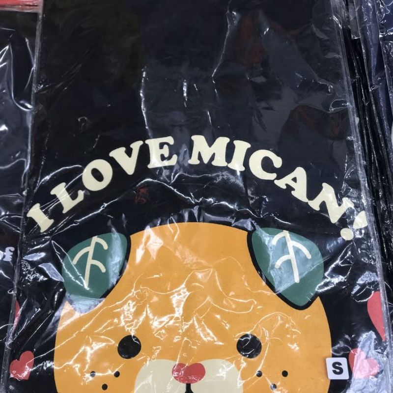 背中にみきゃんTシャツ