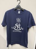 NY　入浴DOGOONSEN　Tシャツ　ネイビー
