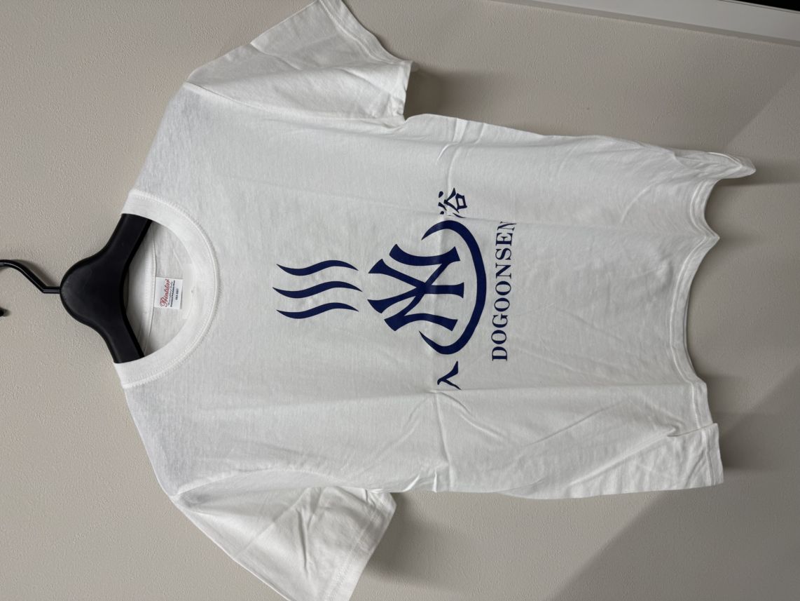 NY　入浴DOGOONSEN　Tシャツ　ホワイト
