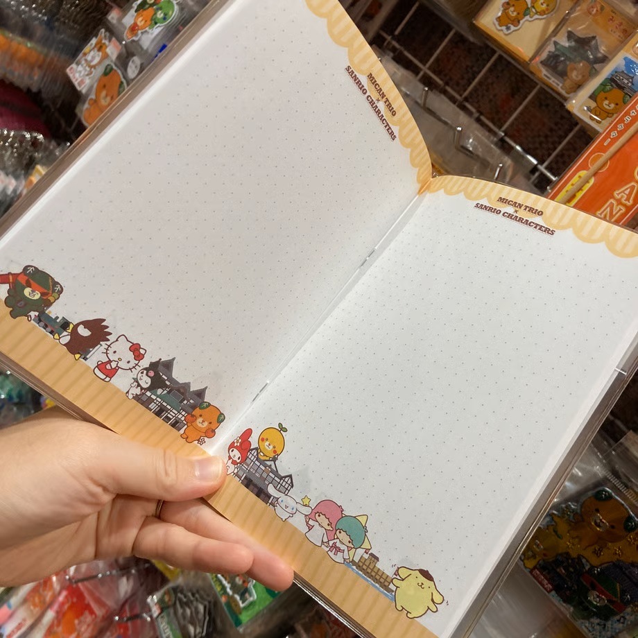 愛媛限定みきゃんサンリオコラボノート