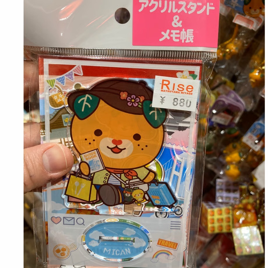 みきゃんアクリルスタンド＆メモ帳