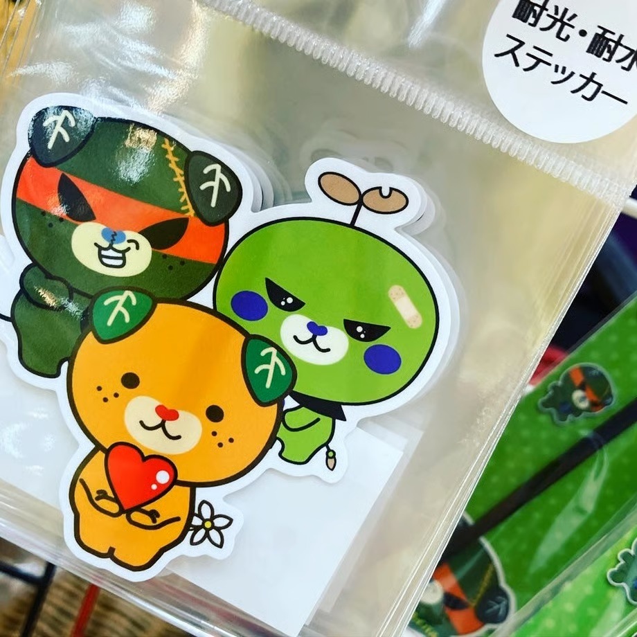 みきゃんステッカー(全3種類）