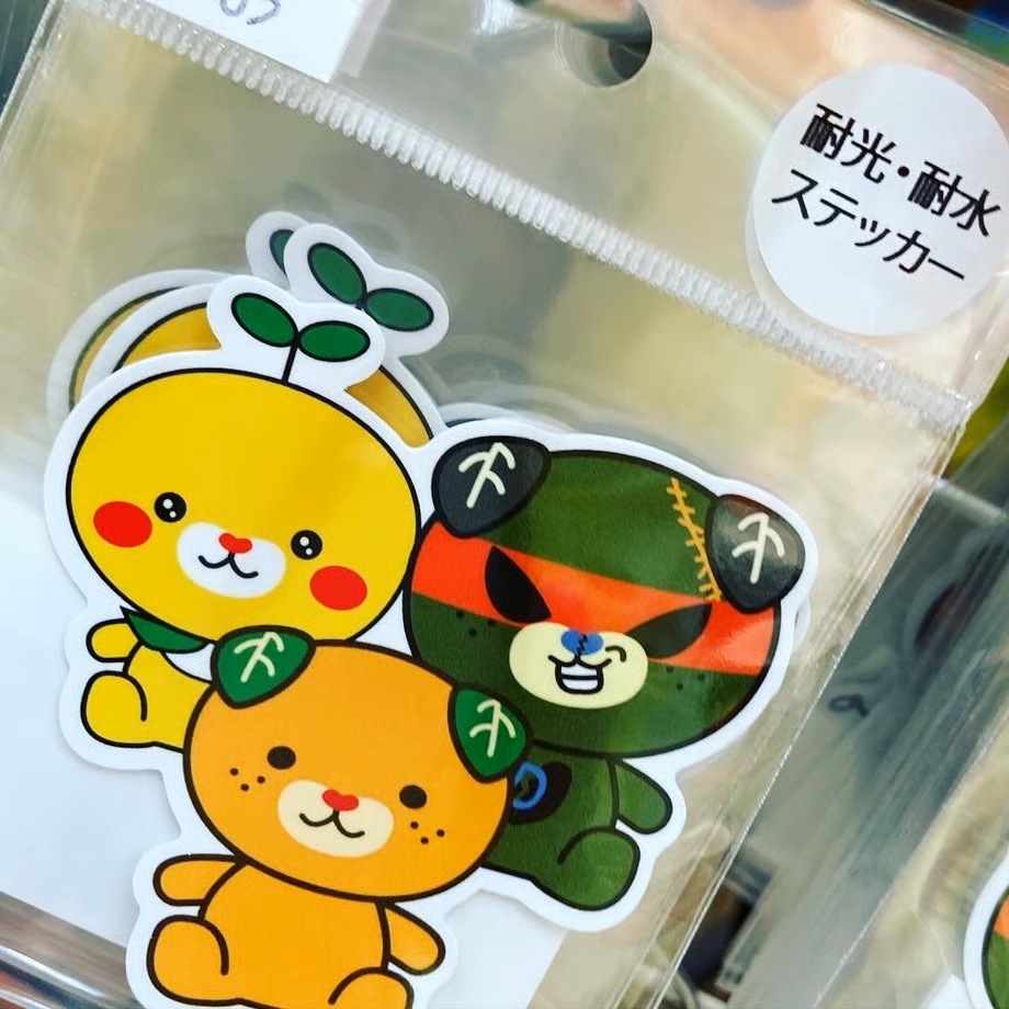 みきゃんステッカー(全3種類）