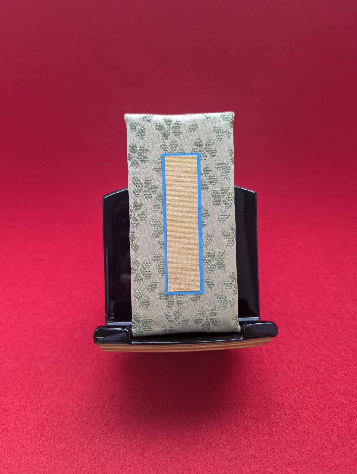 鳥の子 過去帳 日和柄 日付入【緑3寸】