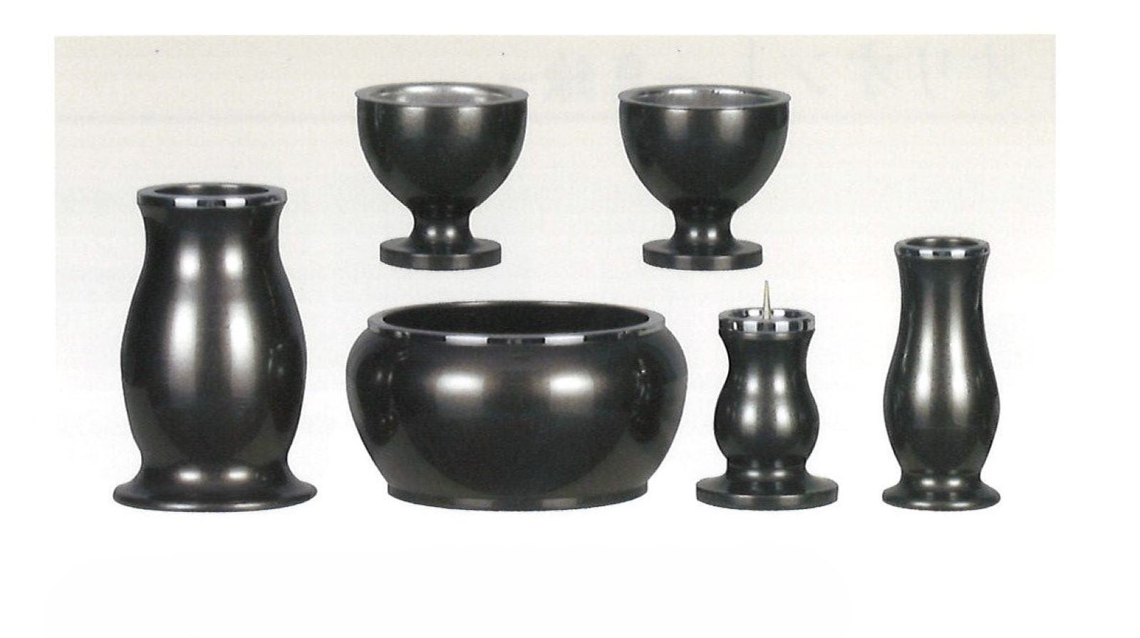 ルミエール６点セット【シルバ－グレイ3.５寸】