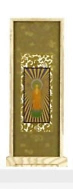 スタンド掛軸【アッシュ/抹茶/ミニ】