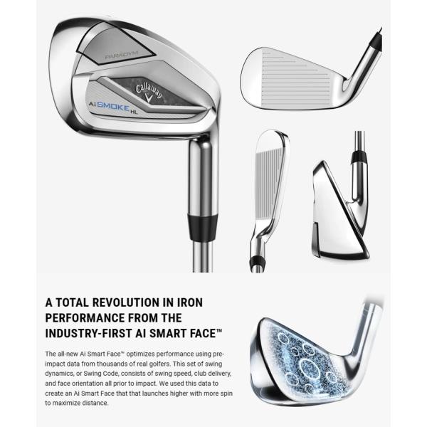 グランドホールセール レフティモデル)(単品アイアン) Callaway Paradym Ai Smoke HL クラブ
