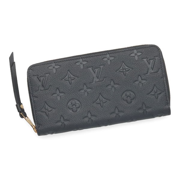 【プレミアム価格】 ルイヴィトン 財布　レディース LOUIS VUITTON モノグラムアンプラント ジッピーウォレット ブラック M61864