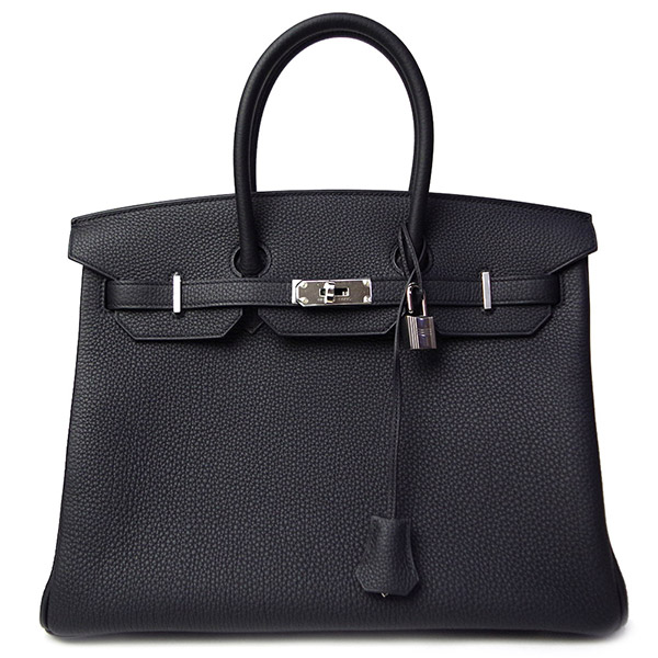 【プレミアム価格】エルメス バッグ レディース HERMES バーキン トゴ 100135VT 35cm ブラック シルバー金具