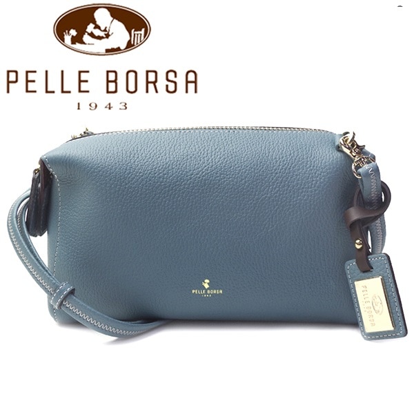 ペレボルサ バッグ レディース PELLE BORSA レネット 4717 BG ブルーグレー