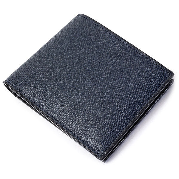 美品 Valextra ダブルマネークリップ ブルー グレー 札入れ 531