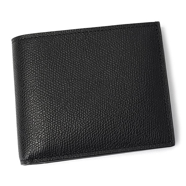 ヴァレクストラ 財布 メンズ Valextra 二つ折り財布 SGNL0023028 ブラック