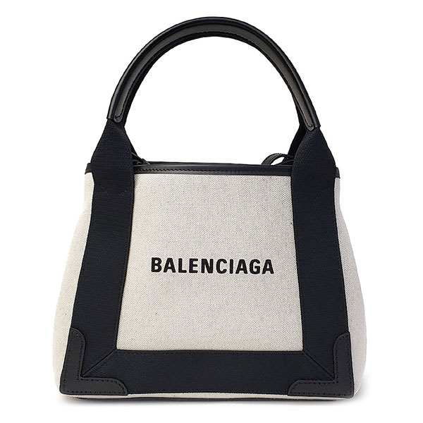 バレンシアガ バッグ レディース BALENCIAGA ネイビーカバスXS 390346 2HH3N 9260 ナチュラル+ブラック